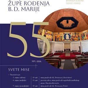Proslava 55. obljetnice osnutka Župe Rođenja BDM, Šanci-Savica